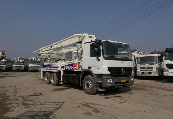 OM501LA Truck Concrete Pump Zoomlion 37m Benz Used Concrete Pump Truck