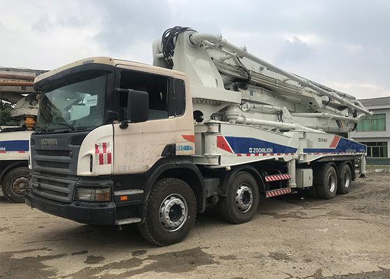 170m3/H 50m Boom Concrete Truck Heavy Duty With 6 Boom Section