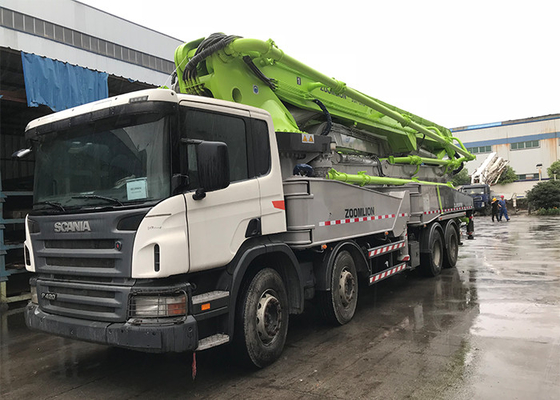 309KW 56m Concrete Boom Pump Truck High Efficiency Hydraulic System 170m3/H