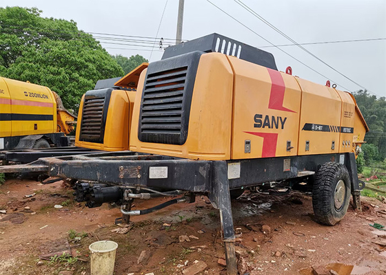 ISO90001 16MPa Máy bơm bê tông đã qua sử dụng, Máy bơm bê tông cố định Động cơ diesel