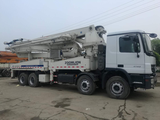300KW 50m Actros 4141 Concrete Lorry With Pump 2008 Year Large Capacity