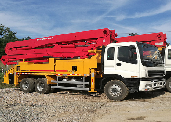 265KW 34 Meters Used Cement Truck Good Condition Three Axle