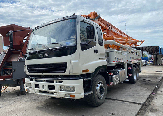 SAE Approval 37m Truck Mounted Concrete Pump ISUZU CYZ51Q Good Condiiton