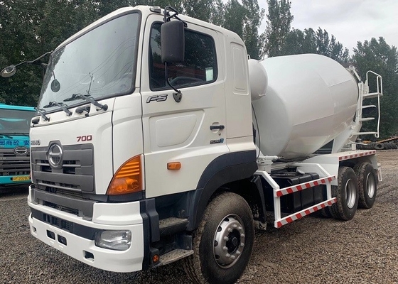 Xe trộn bê tông tân trang 259KW 10m3, Xe trộn bê tông trộn sẵn để vận chuyển xi măng