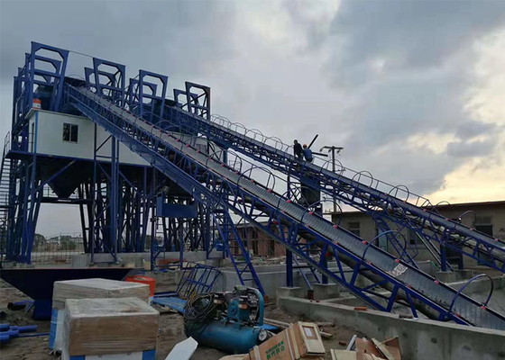 HZS90 90m3/H Concrete Mixing Plant Ready Mixed High Efficiency