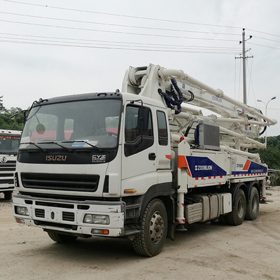 Refurshbished Zoomlion 4RZ Second Hand Truck Isuzu Chassis 37m 120m3/H