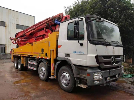 49m Used 2012 Putzmeister Pump Truck 331KW With Mercedes Benz Chassis