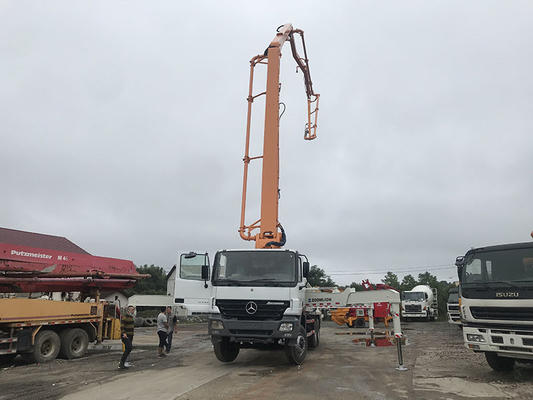 CE 33m Used Concrete Pump Truck Ensuring Safety And Reliability Boom System
