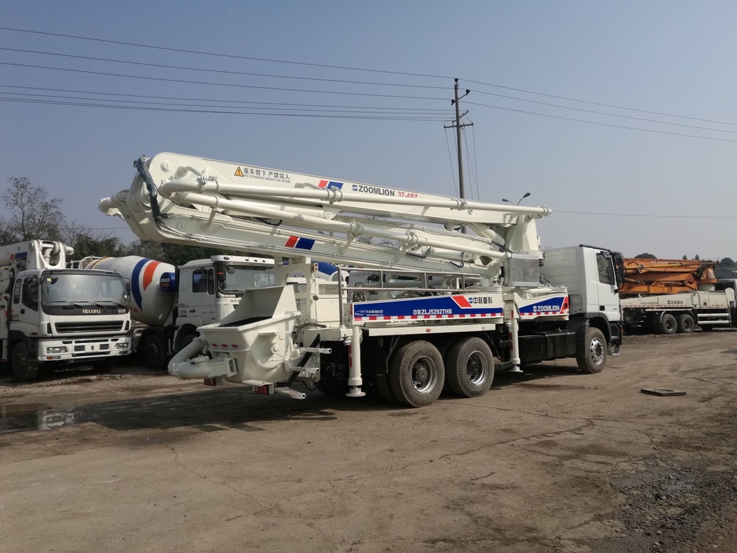 Truck Concrete Pump Cheap Zoomlion 37m Benz Used Concrete Pump Truck