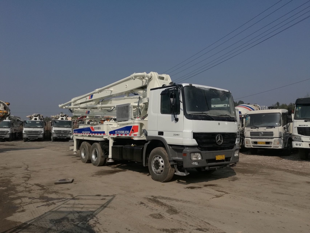 Truck Concrete Pump Cheap Zoomlion 37m Benz Used Concrete Pump Truck