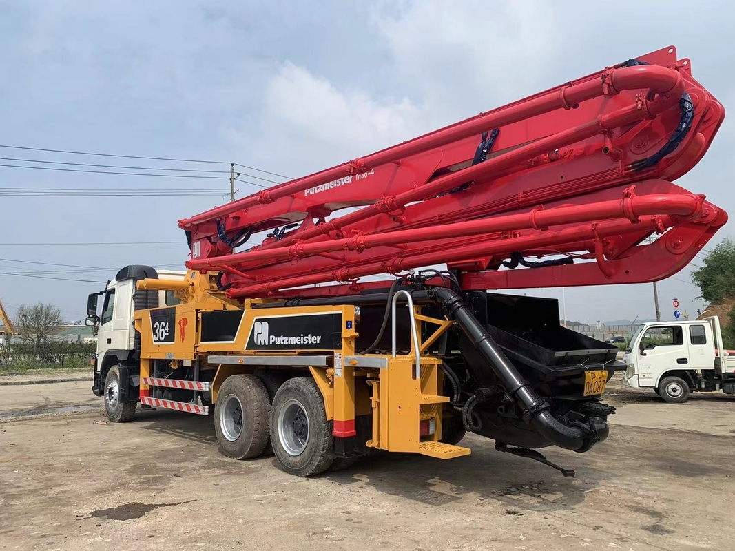 Diesel Used Concrete Pump Truck Heavy Duty Construction Machines 10390*2490*3938mm