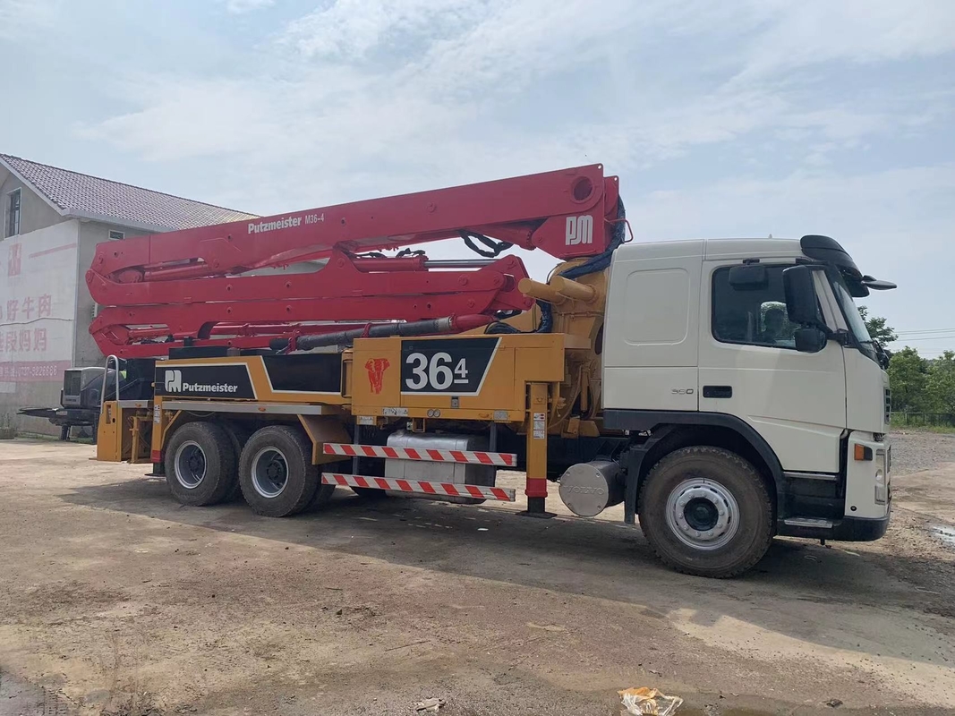 Diesel Used Concrete Pump Truck Heavy Duty Construction Machines 10390*2490*3938mm