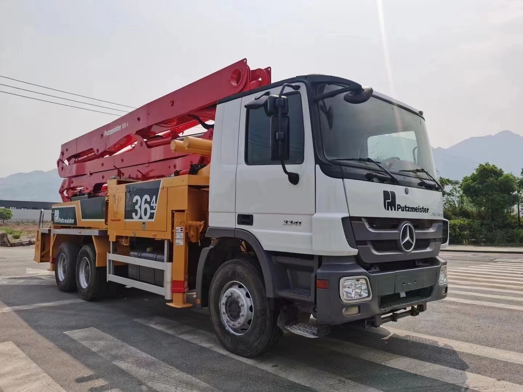 36m 140m3/H Cement Pump Truck Wide Work Range For Concrete Transmission