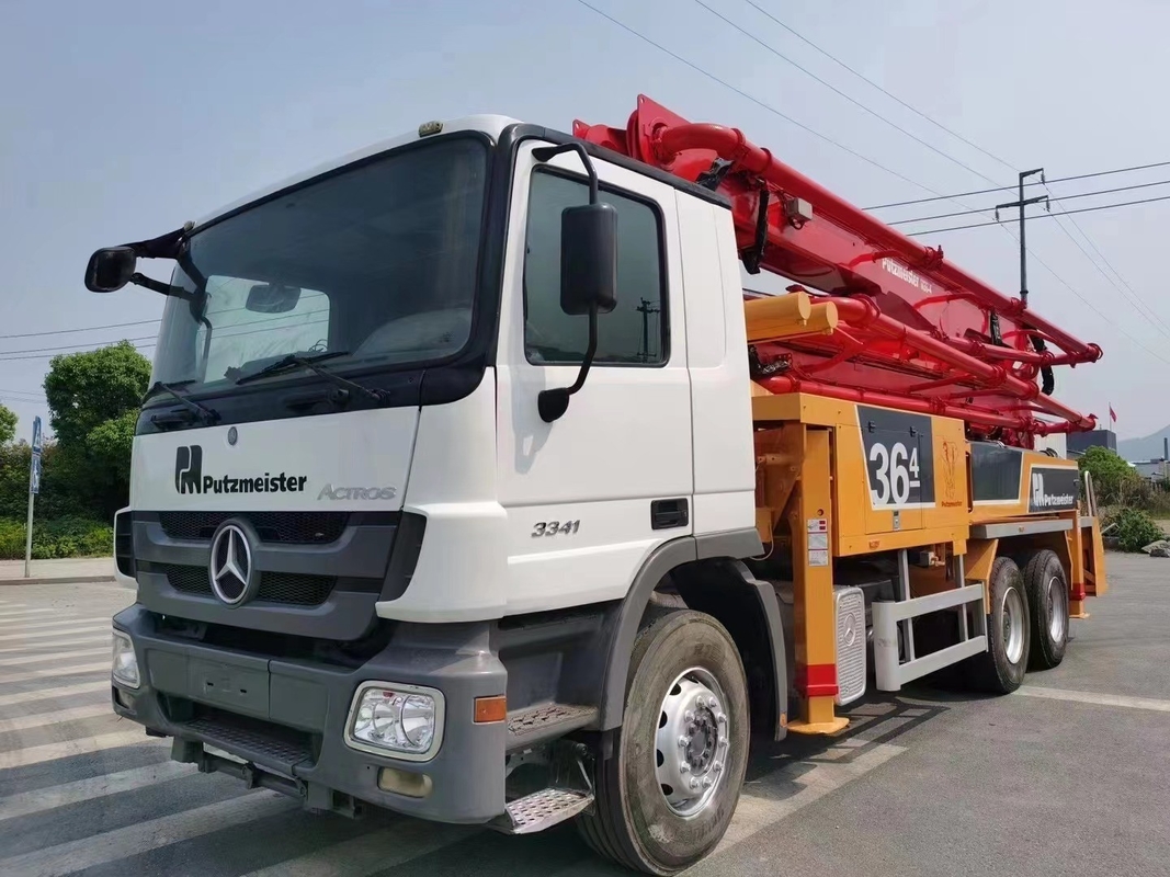 36m 140m3/H Cement Pump Truck Wide Work Range For Concrete Transmission