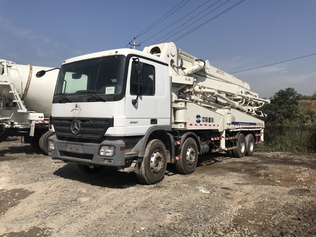 Good Condition Concrete Trailer Pump Zoomlion 47m Used Pump Truck