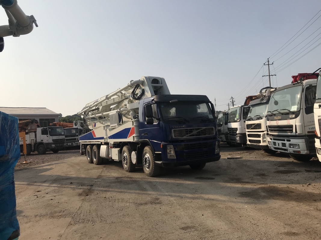 Concrete Trailer Pump Boom Pump Truck Zoomlion 47m Volvo Used Pump Truck