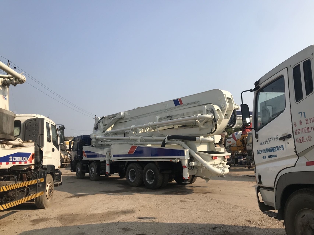 Concrete Trailer Pump Boom Pump Truck Zoomlion 47m Volvo Used Pump Truck