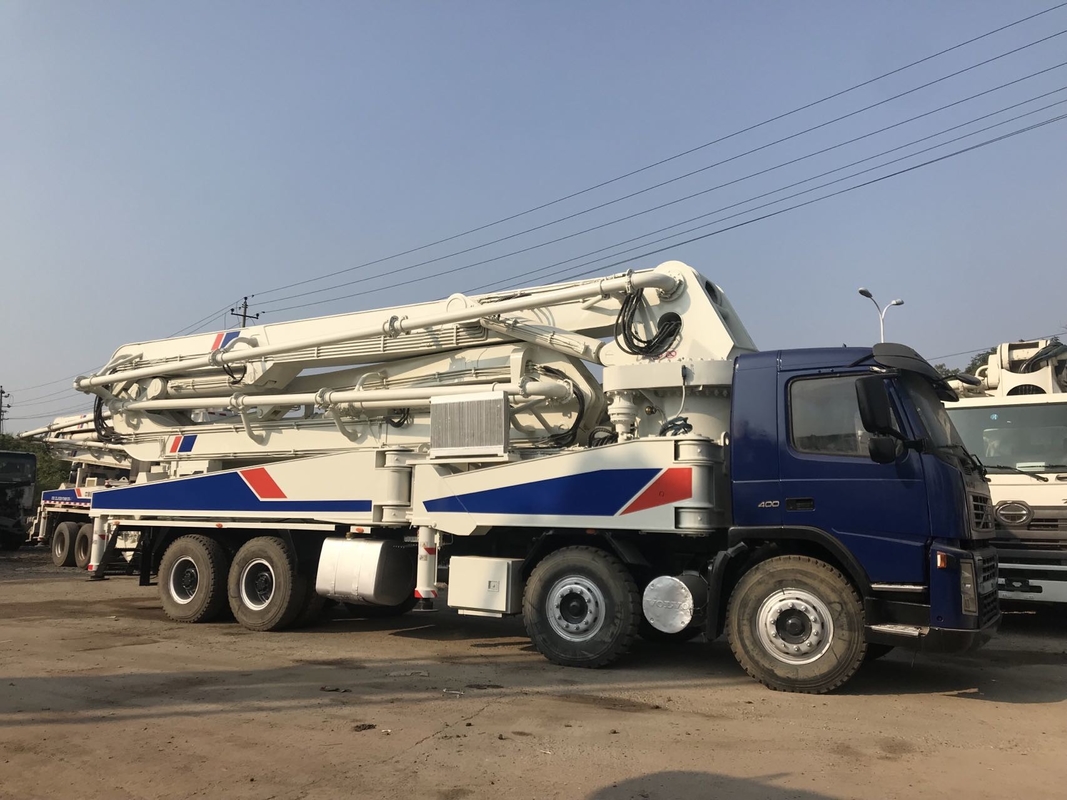 Concrete Trailer Pump Boom Pump Truck Zoomlion 47m Volvo Used Pump Truck