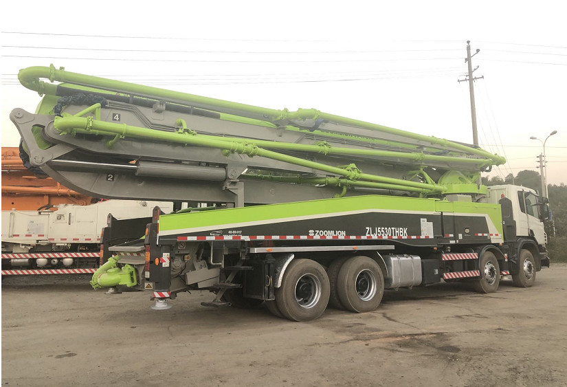Zoomlion Scania Used Concrete Pump Truck 56m 170 M3/H 85 bar