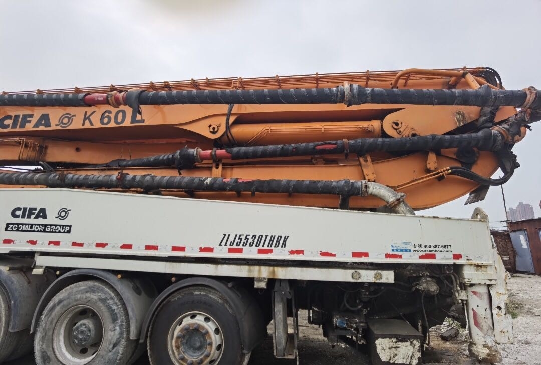 Tweedehands Scania 60m Vrachtwagen Gemonteerde Betonpomp Gebruikte Betonpomp Vrachtwagen