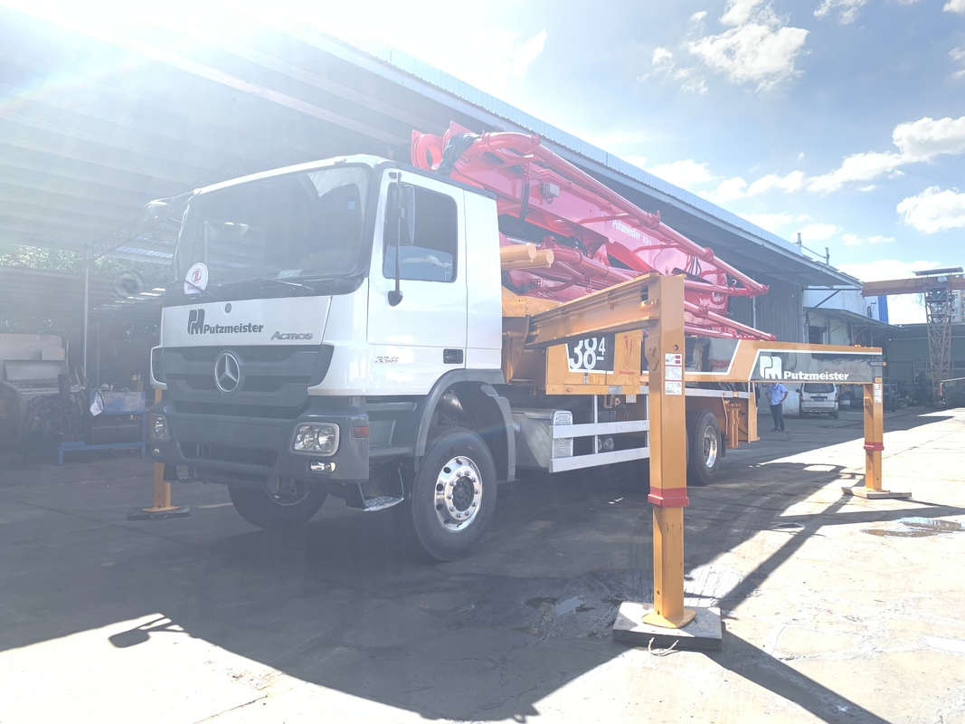 Construction Machinery 2012 Year Putzmeister 38m Beton Pump Concrete Pumping Used Concrete Pump Truck