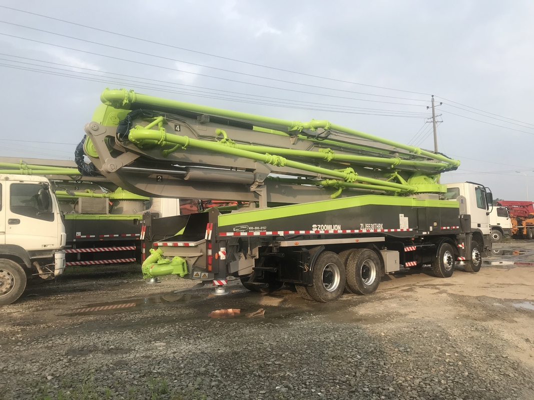 Actros 4141 56 Meter Concrete Pump Truck , Used Construction Machinery
