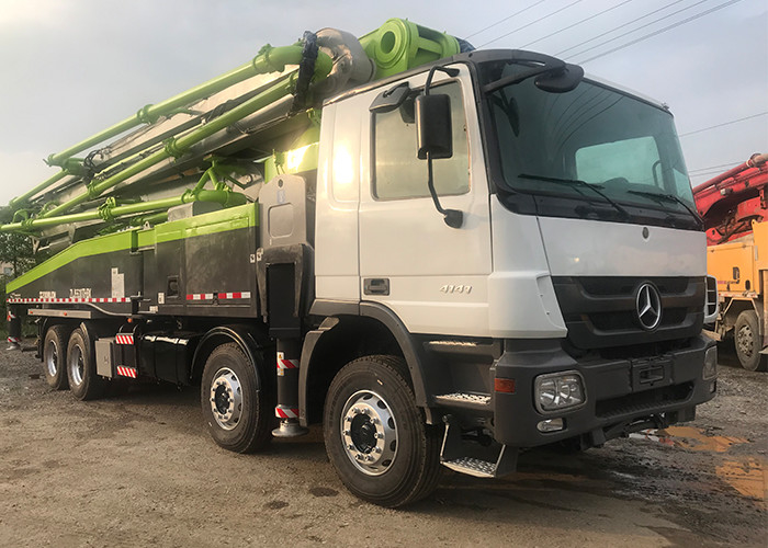 Actros 4141 56 Meter Concrete Pump Truck , Used Construction Machinery