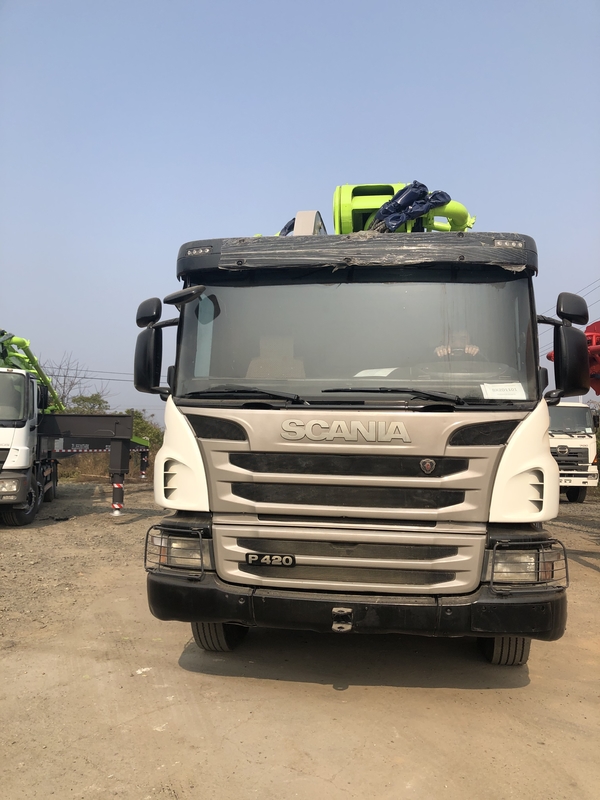 Used Scania P420 Boom Concrete Truck , Used Construction Equipment 180m3/H