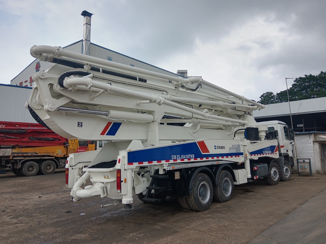 300KW Renew Beton Pump Used Concrete Pump Truck 50m Big Size With Diesel Engine