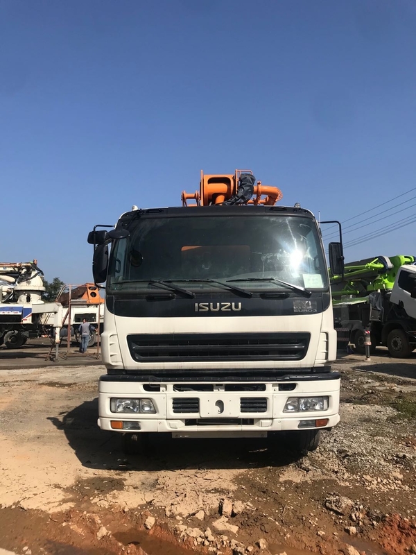 48m 160m3/H Cement Pump Truck Wide Work Range For Concret Transmission