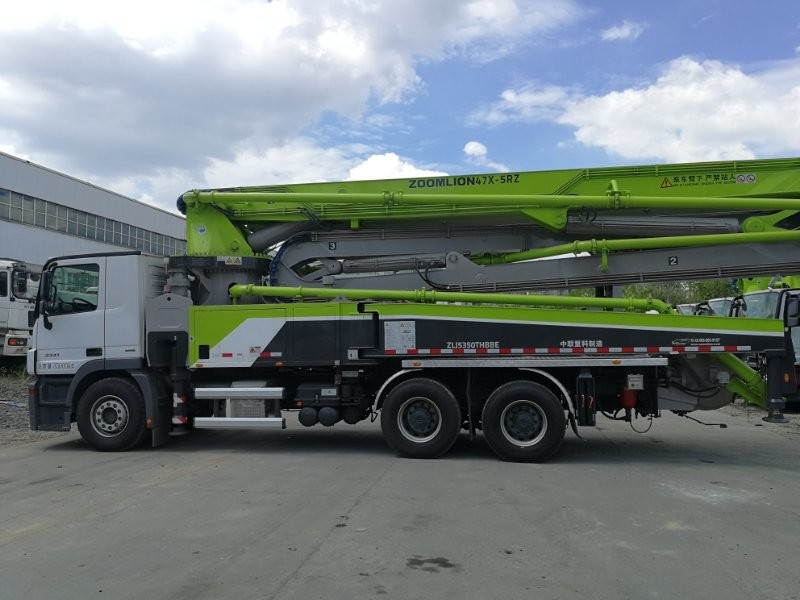 Remanufactured 47m Used Concrete Pump Truck Wide Work Range Durable