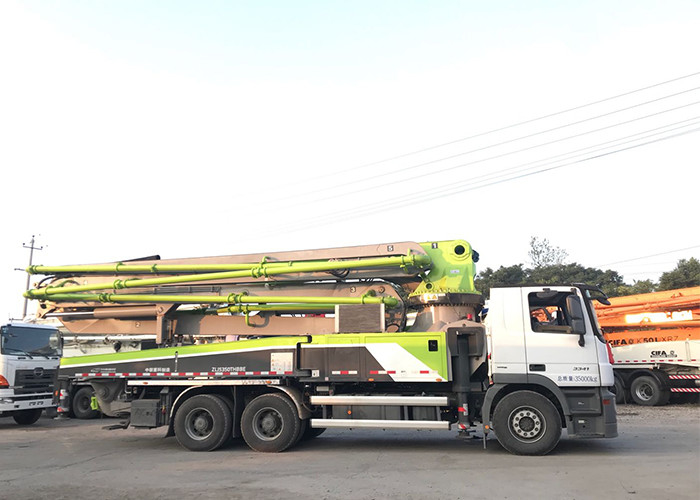 Remanufactured 47m Used Concrete Pump Truck Wide Work Range Durable