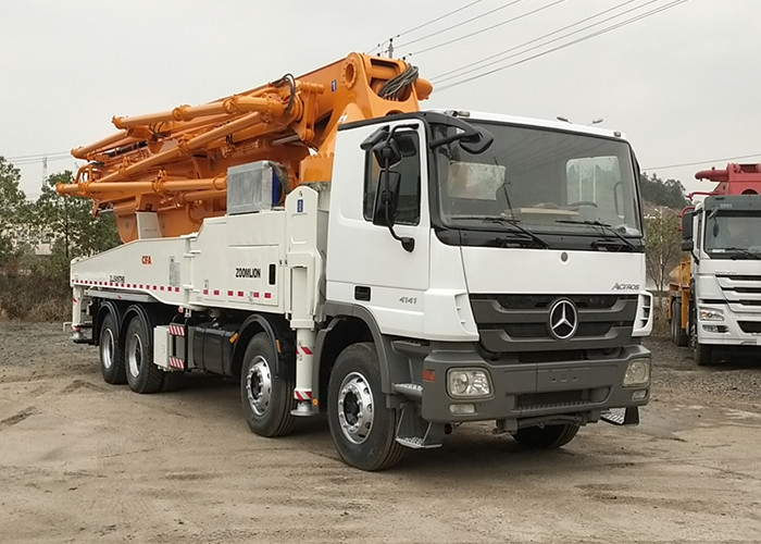 ZLJ5419THB 50m Used Concrete Pump Truck , Zoomlion Truck Excellent Condition