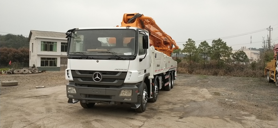 ZLJ5419THB 50m Used Concrete Pump Truck , Zoomlion Truck Excellent Condition