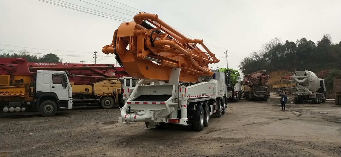 ZLJ5419THB 50m Used Concrete Pump Truck , Zoomlion Truck Excellent Condition