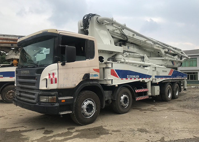 170m3/H 50m Boom Concrete Truck Heavy Duty With 6 Boom Section