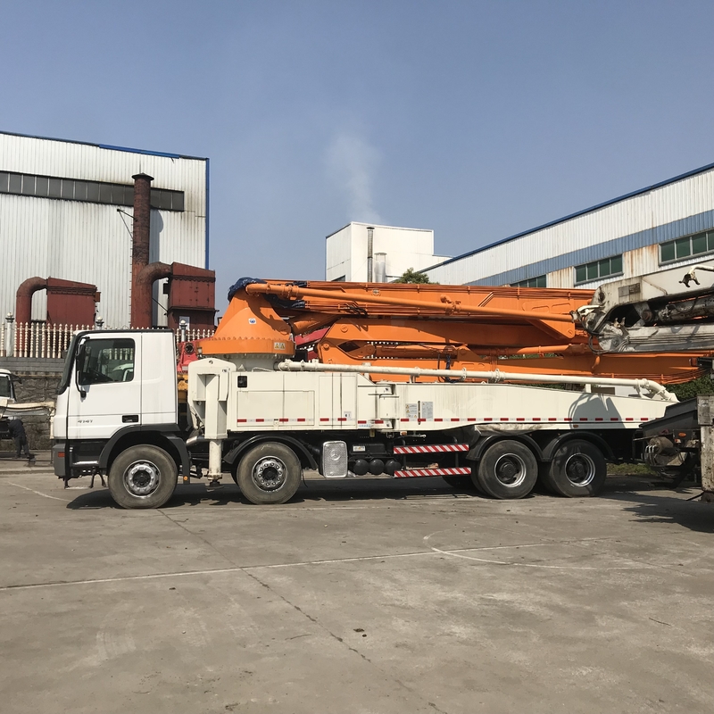 49 Meter ACTROS 4141 Used Concrete Pump Truck For Transportation