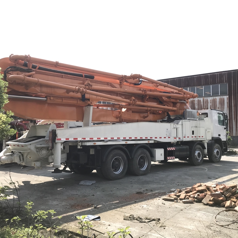 49 Meter ACTROS 4141 Used Concrete Pump Truck For Transportation