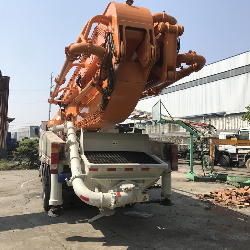 49 Meter ACTROS 4141 Used Concrete Pump Truck For Transportation
