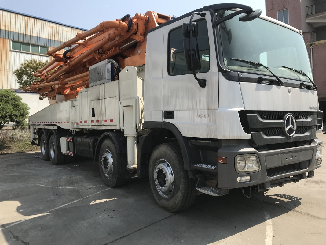 49 Meter ACTROS 4141 Used Concrete Pump Truck For Transportation