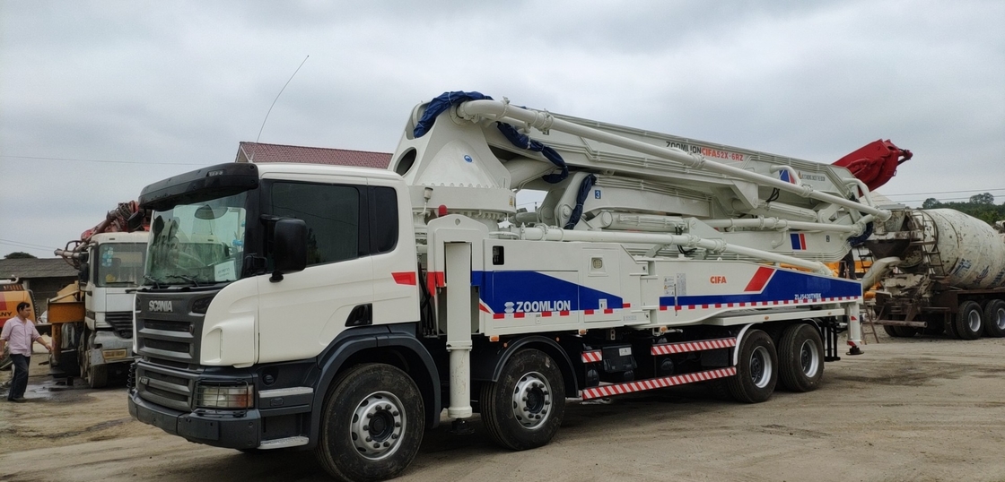 309KW 50m Remanufactured Concrete Crane Truck Stabilization Control