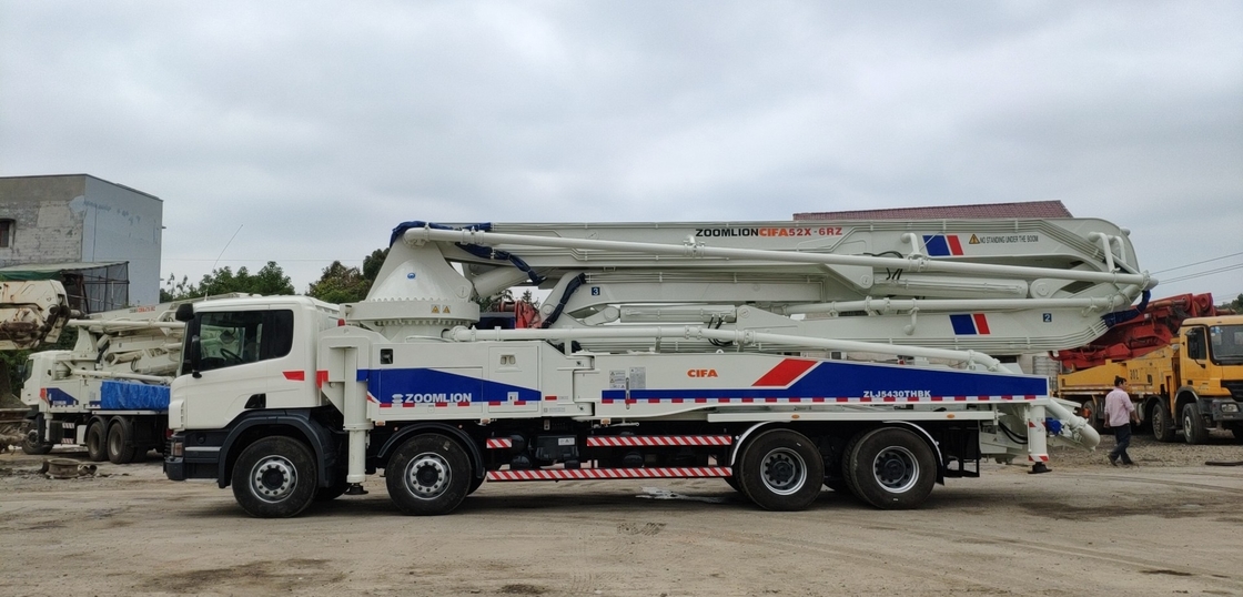 309KW 50m Remanufactured Concrete Crane Truck Stabilization Control