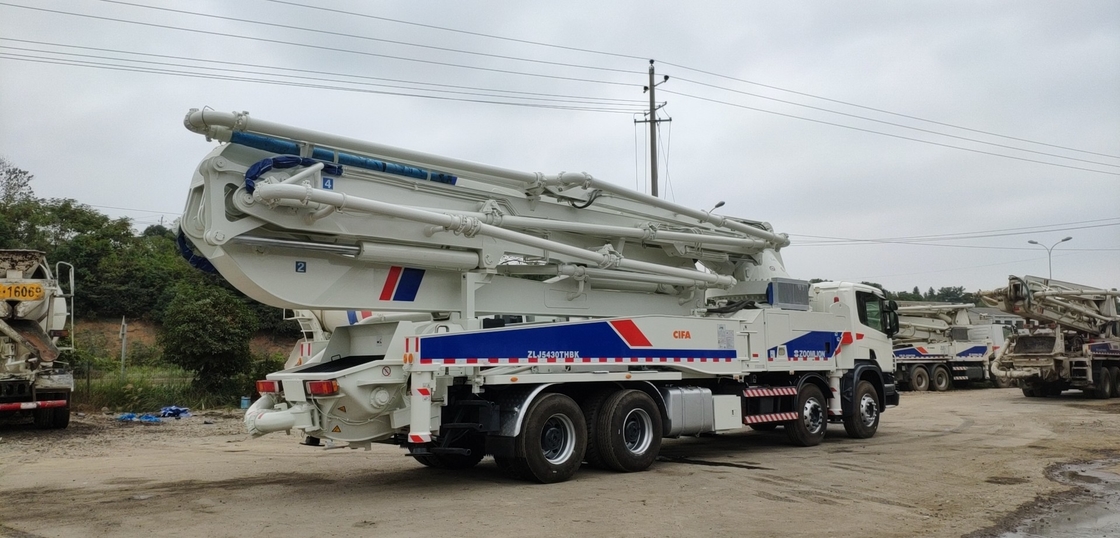 309KW 50m Remanufactured Concrete Crane Truck Stabilization Control