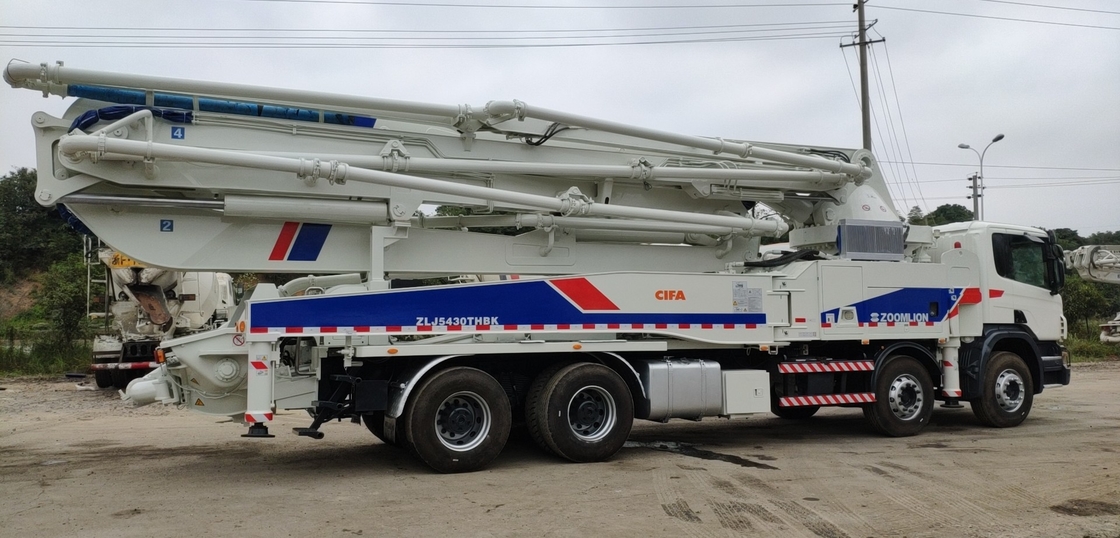 309KW 50m Remanufactured Concrete Crane Truck Stabilization Control