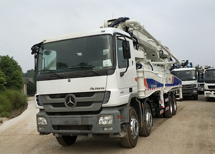 50m ZLJ5418THB 300KW Used Concrete Mixer Pump 2011 Year With Diesel Engine