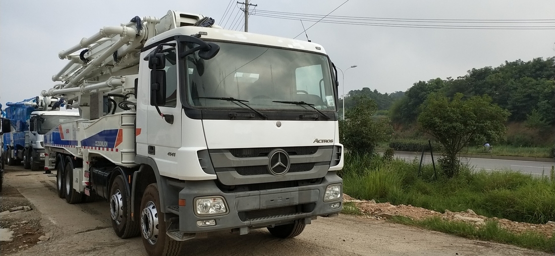 50m ZLJ5418THB 300KW Used Concrete Mixer Pump 2011 Year With Diesel Engine