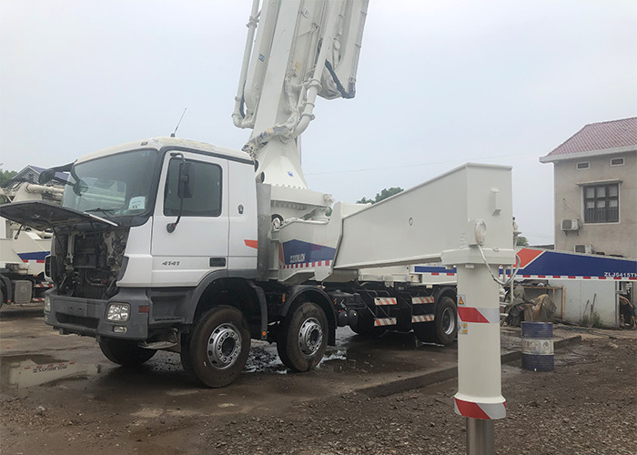 50m ZLJ5418THB 300KW Used Concrete Mixer Pump 2011 Year With Diesel Engine