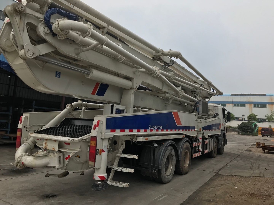 50Meter 309KW Cement Truck With Pump , Scania Concrete Truck Second Hand Diesel Engine