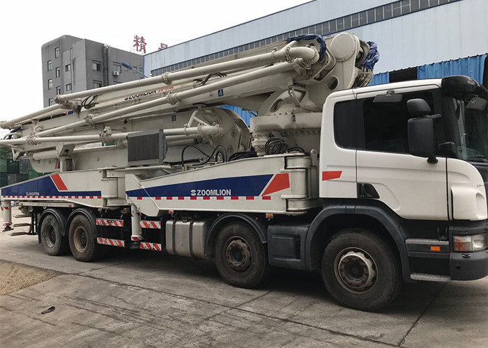 50Meter 309KW Cement Truck With Pump , Scania Concrete Truck Second Hand Diesel Engine