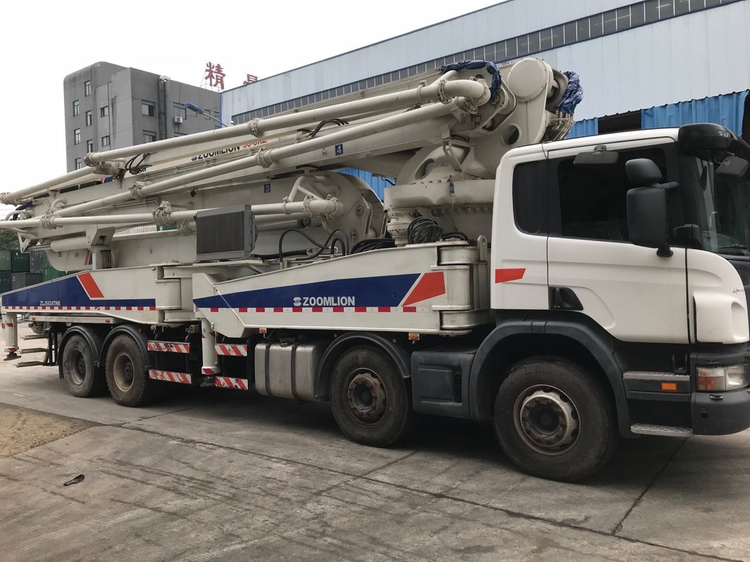 50Meter 309KW Cement Truck With Pump , Scania Concrete Truck Second Hand Diesel Engine
